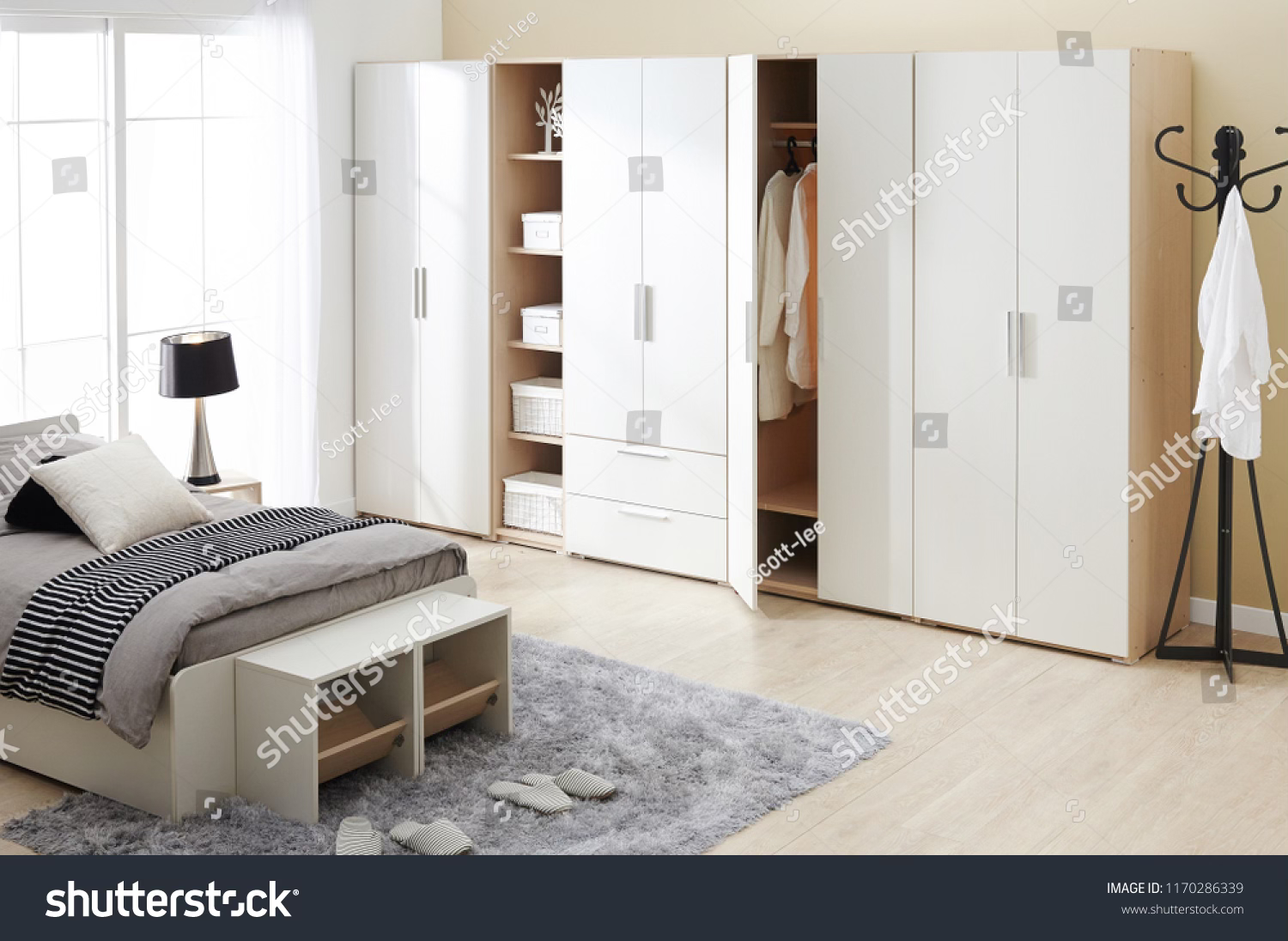 Custom fitted cabinets